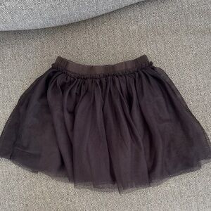 Hanna Andersson black tulle skirt 3T